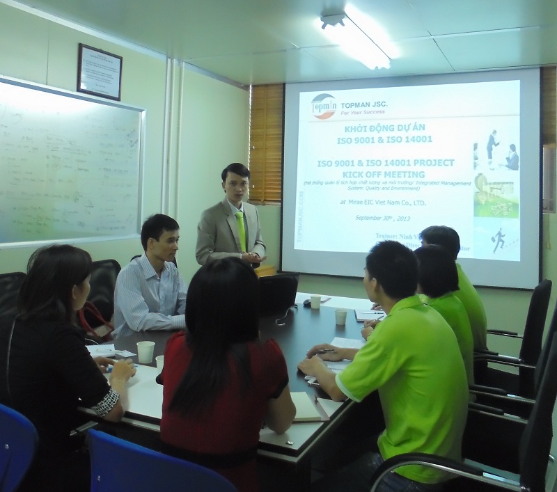 DSC06034 Công ty TNHH Mirae EIC Việt Nam hợp tác xây dựng hệ thống quản lý tích hợp ISO 9001 và ISO 14001